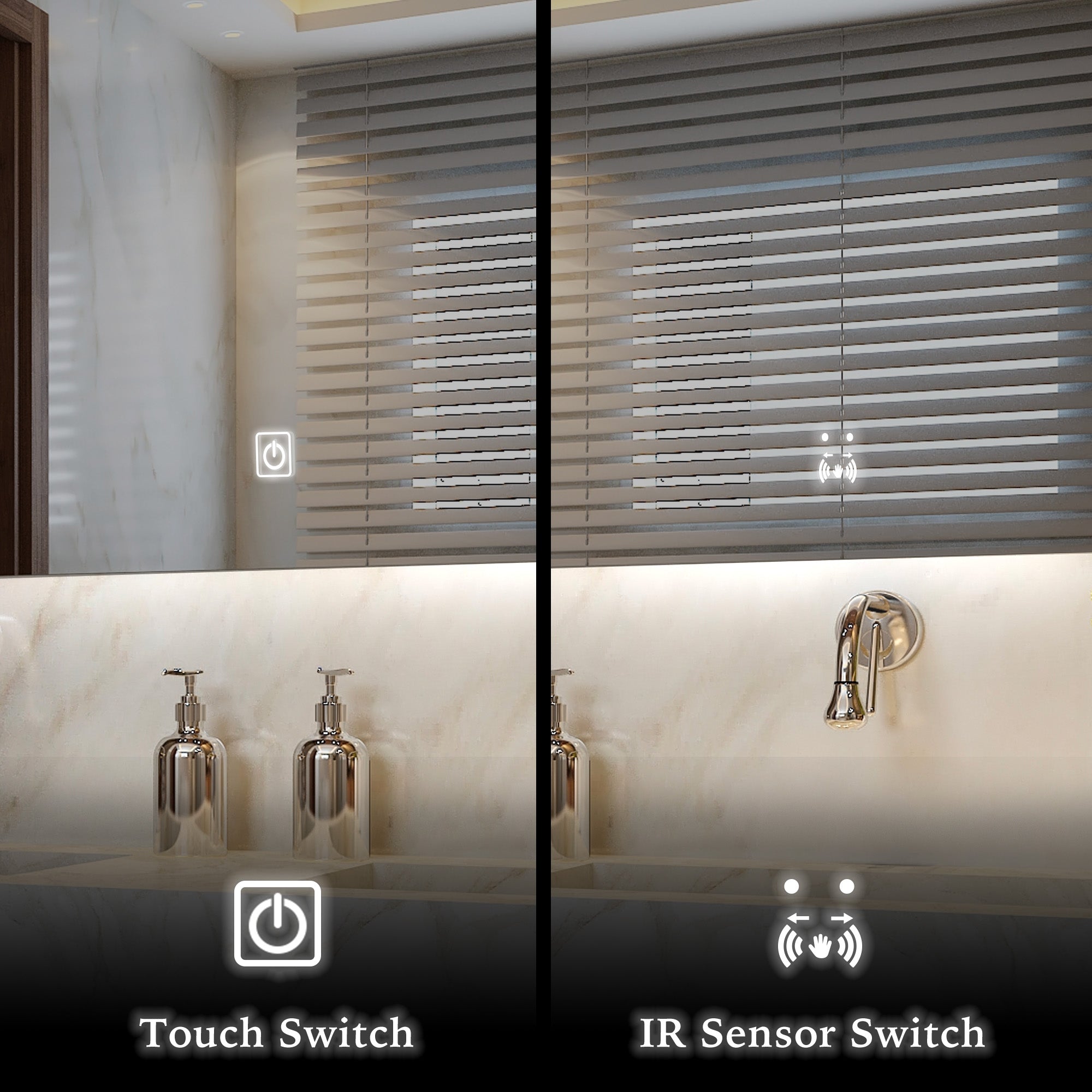 CYLLENE Customize LED Mirror with Backlight