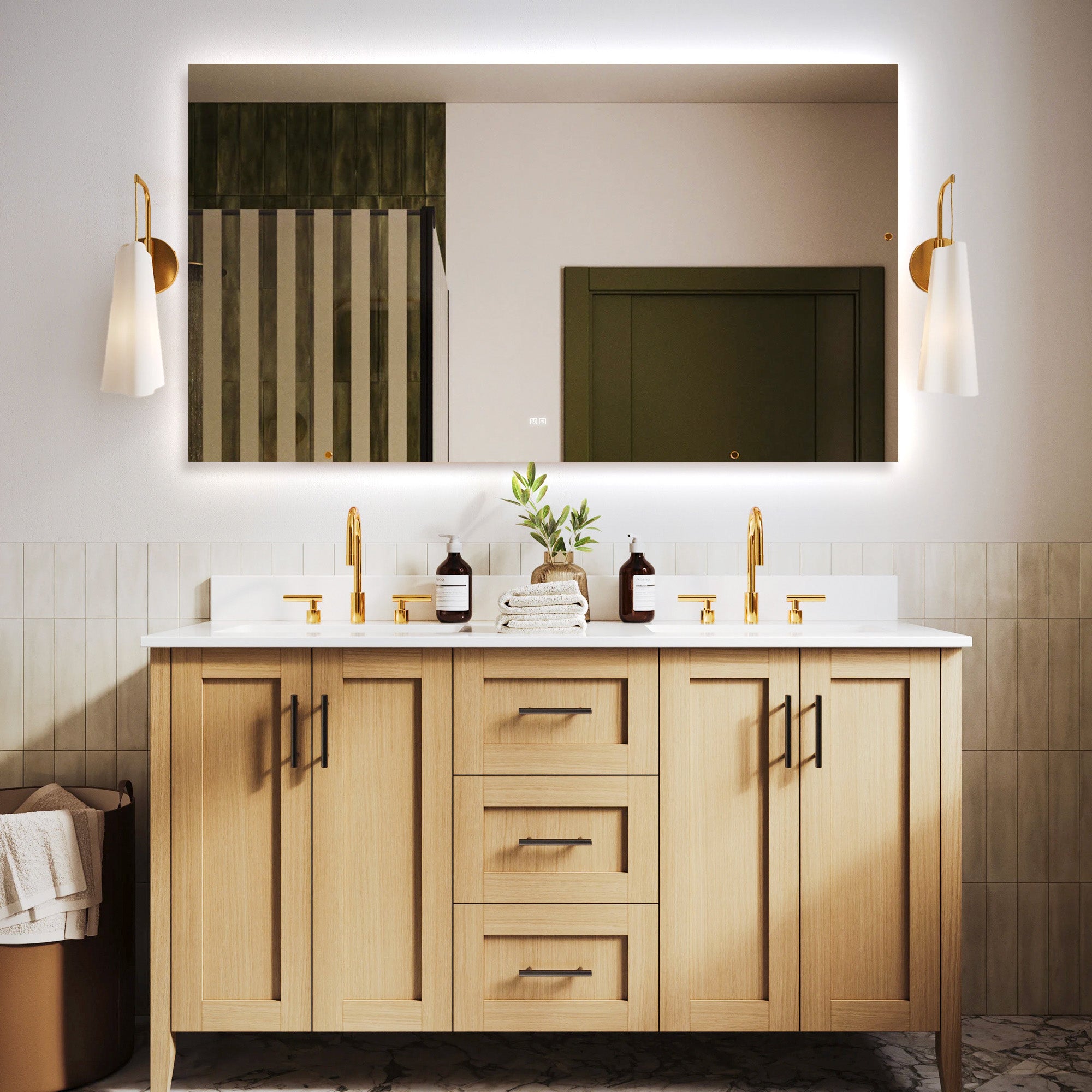 CYLLENE Customize LED Mirror with Backlight