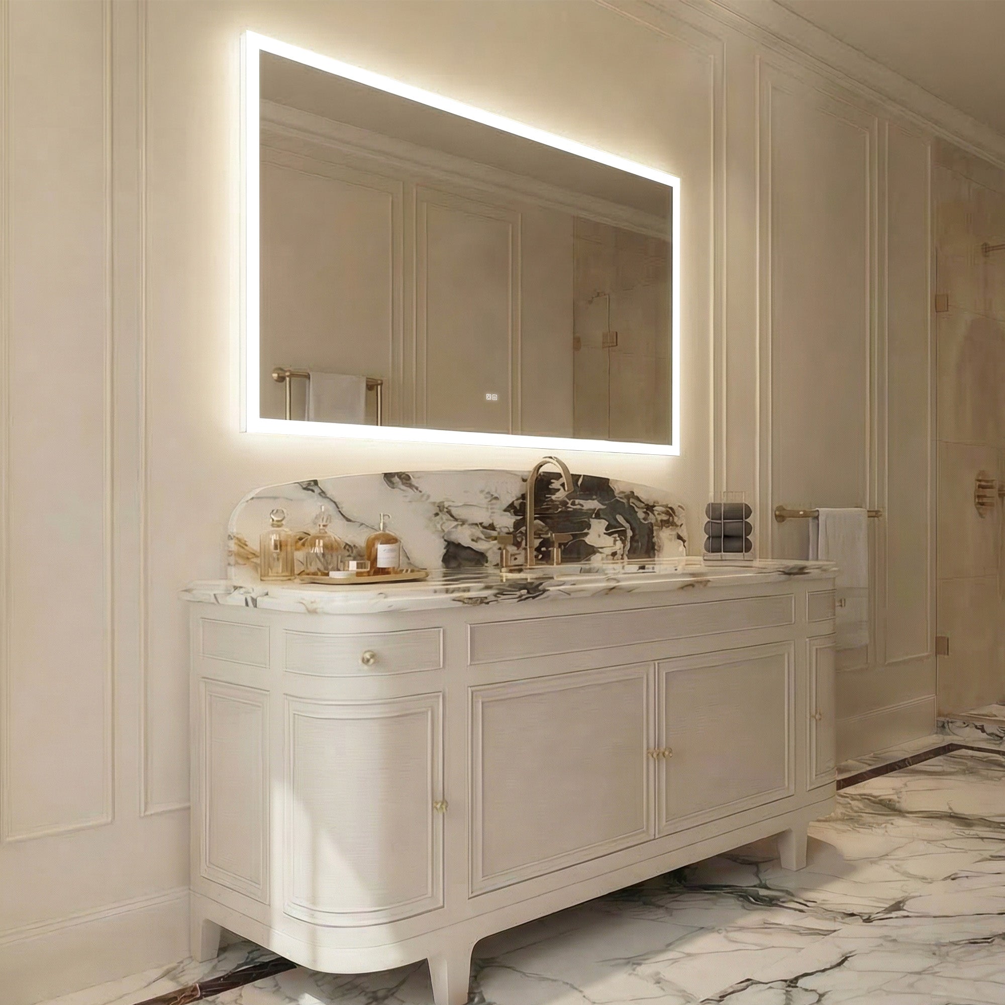 NEPTUNE Custom LED Mirror with Edge Frosted