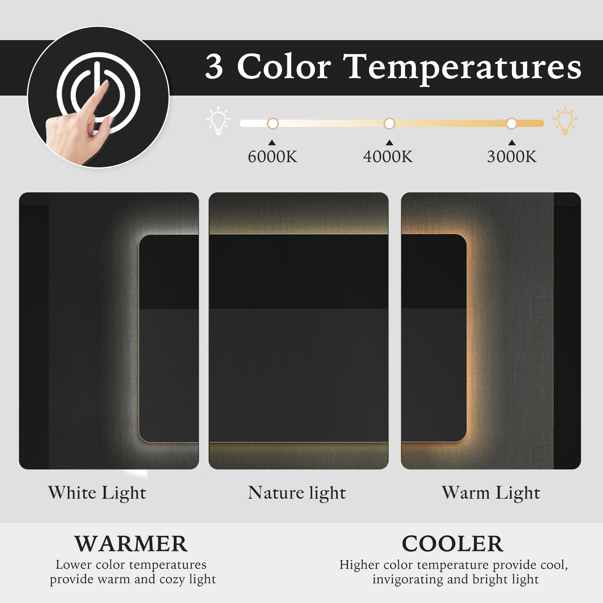 inyouthsEireneCustomledmirror-ColorTemperature