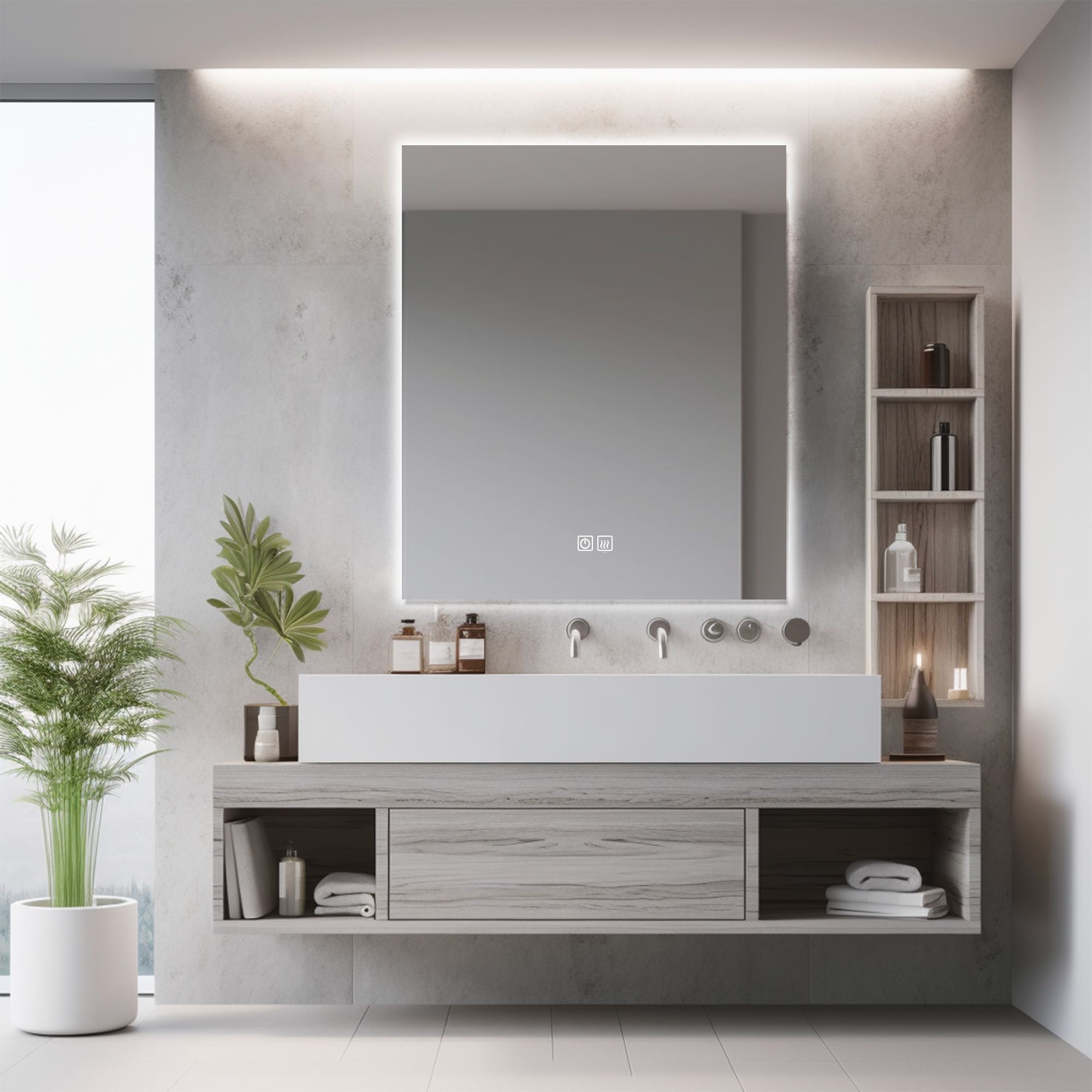 CylleneLEDMirrorforbathroom6000klight